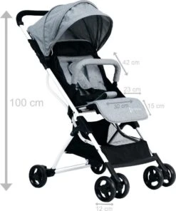 Buggy Kidsee Genius Grijs -Baby Kinderwagen Serie Winkel 1002x1200 3