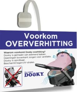 Dooky Universal Cover Zonnescherm Kinderwagen - Light Grey Crowns -Baby Kinderwagen Serie Winkel 1006x1200