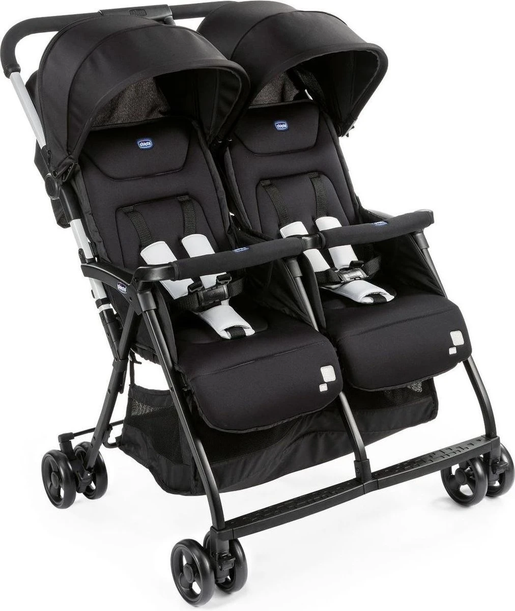 Chicco Ohlala Twin Buggy - Black Night 6 Chicco Ohlala Twin Buggy - Black Night - Afbeelding 6