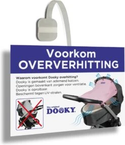 Dooky Universal Cover Zonnescherm Kinderwagen - Light Grey Crowns -Baby Kinderwagen Serie Winkel 1032x1200