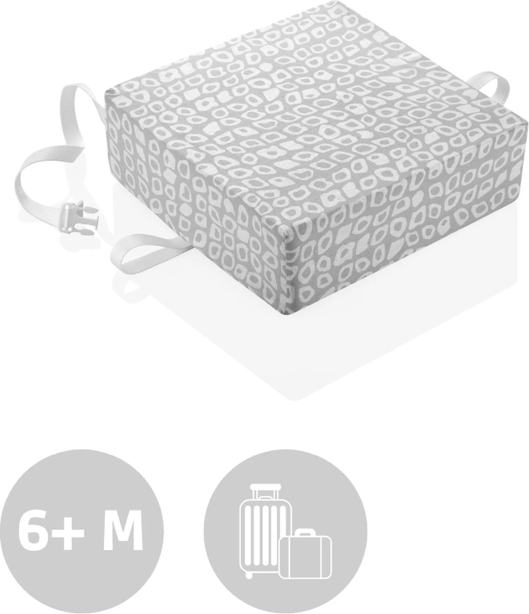 Babyjem Booster Chair Grey 1 Babyjem Booster Chair Grey