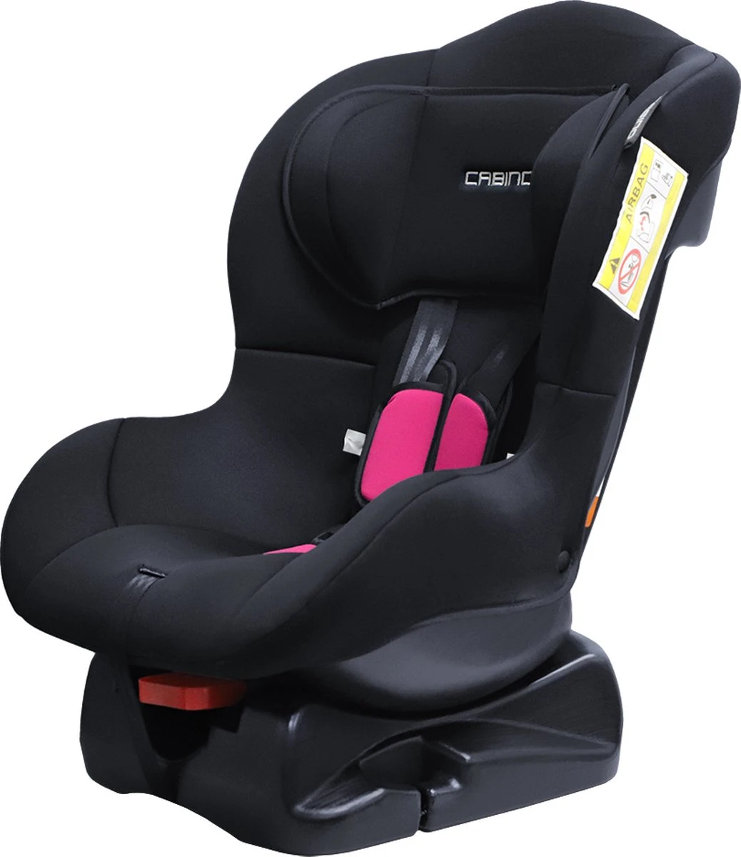 Cabino Autostoel 018kg Groep 0+ /1 Zwart/Roze 4 Cabino Autostoel 018kg Groep 0+ /1 Zwart/Roze - Afbeelding 4