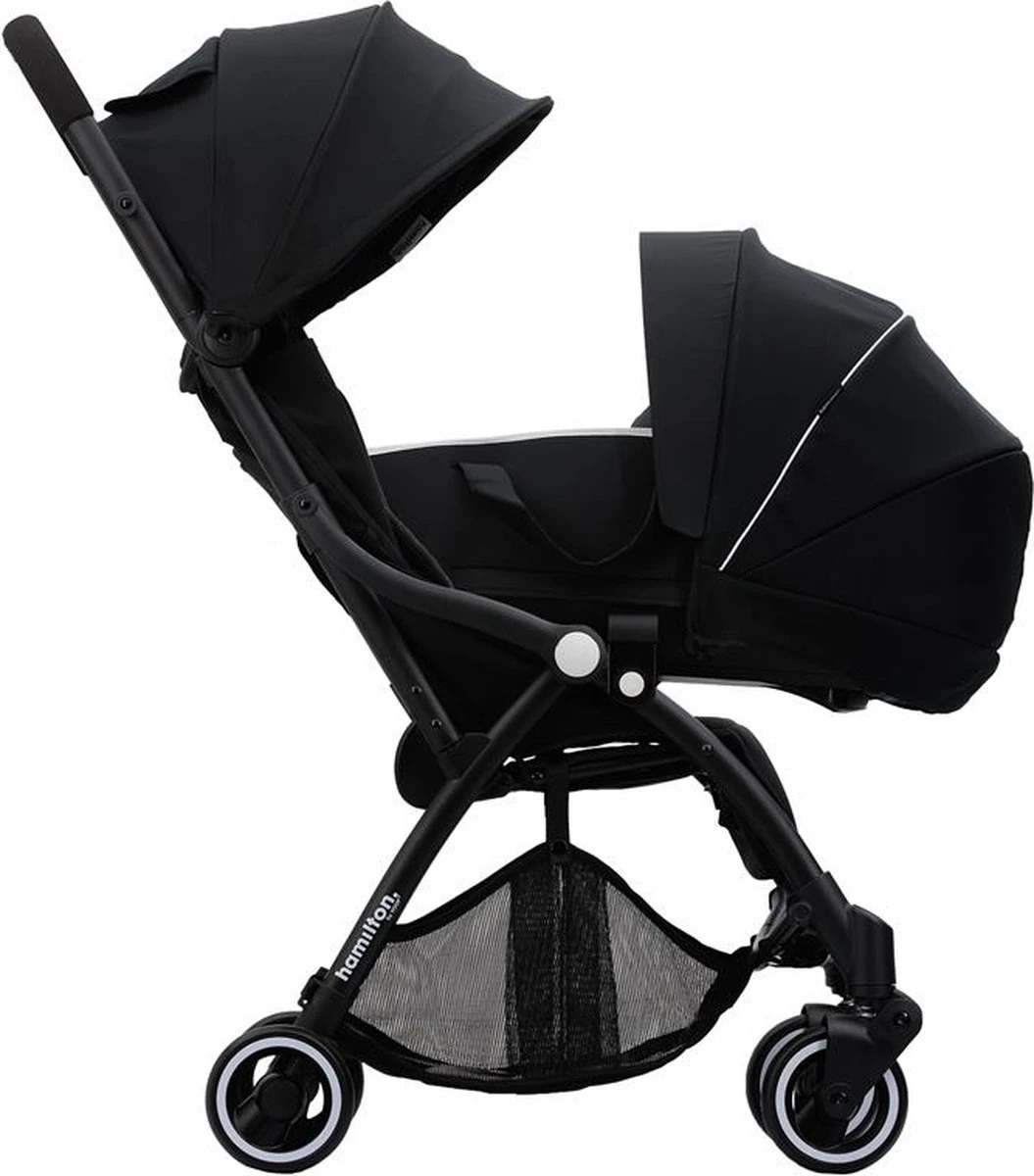 Hamilton By Yoop S1 Plus Buggy Met Monteerbare Premium Wieg – Nieuwer En Hoger 2023 Model - Stroller Met One Hand Folding Technologie – Zwart/Antraciet - Licht, Verstelbaar, Wendbaar - Geschikt Van 0 Maanden Tot 4 Jaar 20 Hamilton By Yoop S1 Plus Buggy Met Monteerbare Premium Wieg – Nieuwer En Hoger 2023 Model - Stroller Met One Hand Folding Technologie – Zwart/Antraciet - Licht, Verstelbaar, Wendbaar - Geschikt Van 0 Maanden Tot 4 Jaar - Afbeelding 20