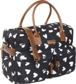 Kidzroom Black And White Luiertas - Zwart - Ophanglussen Kinderwagen - Verschoonmatje - Verstelbare Schouderband 30 Kidzroom Black And White Luiertas - Zwart - Ophanglussen Kinderwagen - Verschoonmatje - Verstelbare Schouderband -Baby Kinderwagen Serie Winkel 1080x1200 3