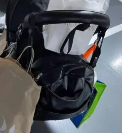 Kinderwagen Tassenhaak | Set Van 2 | Tas Hanger | Verstevigde Klittenband - 2 Stuks Zwart -Baby Kinderwagen Serie Winkel 1103x1200 2