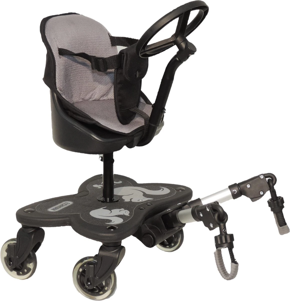 COZY C RIDER Meerijdplankje - Met Zitje En Stuur 1 COZY C RIDER Meerijdplankje - Met Zitje En Stuur