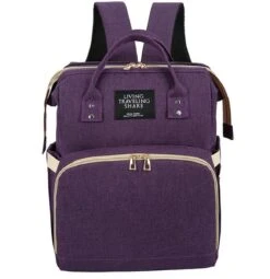 Product Plaza - Luier- En Verzorgingstas - Baby Rug Tas Met Bed - Reis Rugzak - Grote Capaciteit - Jongens En Meisjes - Grijs - Luier Tas - Verzorgingstas Baby - Uitschuifbaar Verschoon/ Slaap Bedje – Multifunctionele Rugzak 0-1 Jaar – -Baby Kinderwagen Serie Winkel 1161x1200 5