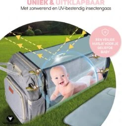 Vulpes BabyCare® Luiertas Rugzak - Luiertassen Met Babybed - Grote Luiertas Met Wieg- Luiertas Verzorgingstas Met Babybedje - Verzorgingsrugzak - Grijs 16 Vulpes BabyCare® Luiertas Rugzak - Luiertassen Met Babybed - Grote Luiertas Met Wieg- Luiertas Verzorgingstas Met Babybedje - Verzorgingsrugzak - Grijs -Baby Kinderwagen Serie Winkel 1162x1200