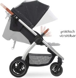 Hauck UpTown Buggy - Met één Hand Opvouwbaar - Zwart -Baby Kinderwagen Serie Winkel 1162x1200 3