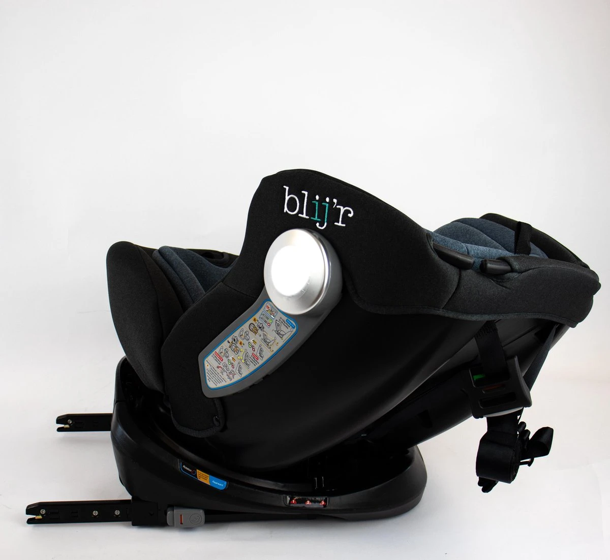 Blij'r Maja - Autostoel Met IsoFix - Groep 0-1-2-3 Autostoel Voor Kinderen Van 0 Tot 12 Jaar - Donker Blauw 11 Blij'r Maja - Autostoel Met IsoFix - Groep 0-1-2-3 Autostoel Voor Kinderen Van 0 Tot 12 Jaar - Donker Blauw - Afbeelding 11