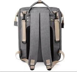 Luier- En Verzorgingstas - Luiertassen - Baby Rug Tas Met Isoleervak - Incl Flessen Verwarmer - Luiertas - Unisex/Jongens/Meisjes - Grijs - Luier Tas - Verzorgingstas Baby - Uitschuifbaar Verschoon/ Slaap Bedje - Incl Matrasje Baby - USB Poort -Baby Kinderwagen Serie Winkel 1200x1125 7