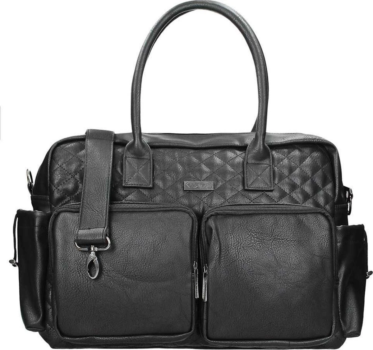 Kidzroom Vision Of Love Luiertas - Zwart - Verschoonmatje - Verstelbare Schouderband 12 Kidzroom Vision Of Love Luiertas - Zwart - Verschoonmatje - Verstelbare Schouderband - Afbeelding 12