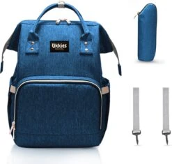 Luiertas Rugzak - Gratis Flessenwarmer En Gratis Kinderwagen Haken - Eindeloos Opbergruimte - Ruime Luiertas - Draaggemak - Donker Blauw -Baby Kinderwagen Serie Winkel 1200x1141 1