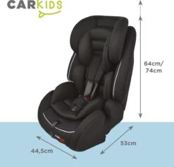 Carkids Verstelbaar Kinderautostoeltje Zwart En Wit | Kinderautostoel Groep 1-2-3 Met Isofix En Top Tether Connector | Kinderen Van 9 Maanden -12 Jaar | 9-36 Kg -Baby Kinderwagen Serie Winkel 1200x1150 3