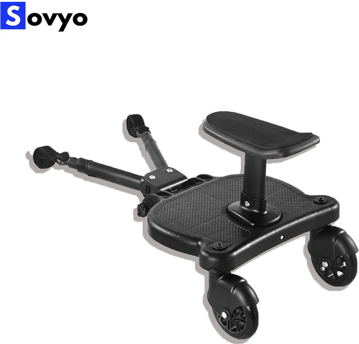 Merkloos Meerijdplankje Universeel Buggy/Kinderwagen - Kinderwagen Accessoire Met Afneembaar Zitje Van Hoogwaardige Kwaliteit - Verstelbaar Meerijdplankje 8 Merkloos Meerijdplankje Universeel Buggy/Kinderwagen - Kinderwagen Accessoire Met Afneembaar Zitje Van Hoogwaardige Kwaliteit - Verstelbaar Meerijdplankje - Afbeelding 8