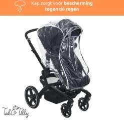 Universele Regenhoes Kinderwagen Met Kijkvenster – Buggy Hoes Universeel – Tegen Regen En Miezer Buggy – Doorzichtig -Baby Kinderwagen Serie Winkel 1200x1162 1