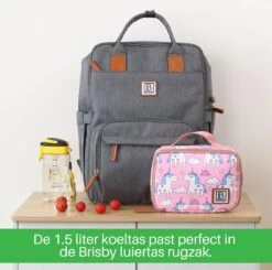 Brisby Slijtvaste Luiertas – Verzorgingstas – Met Buggymontage -Donkergrijs -Baby Kinderwagen Serie Winkel 1200x1191 4