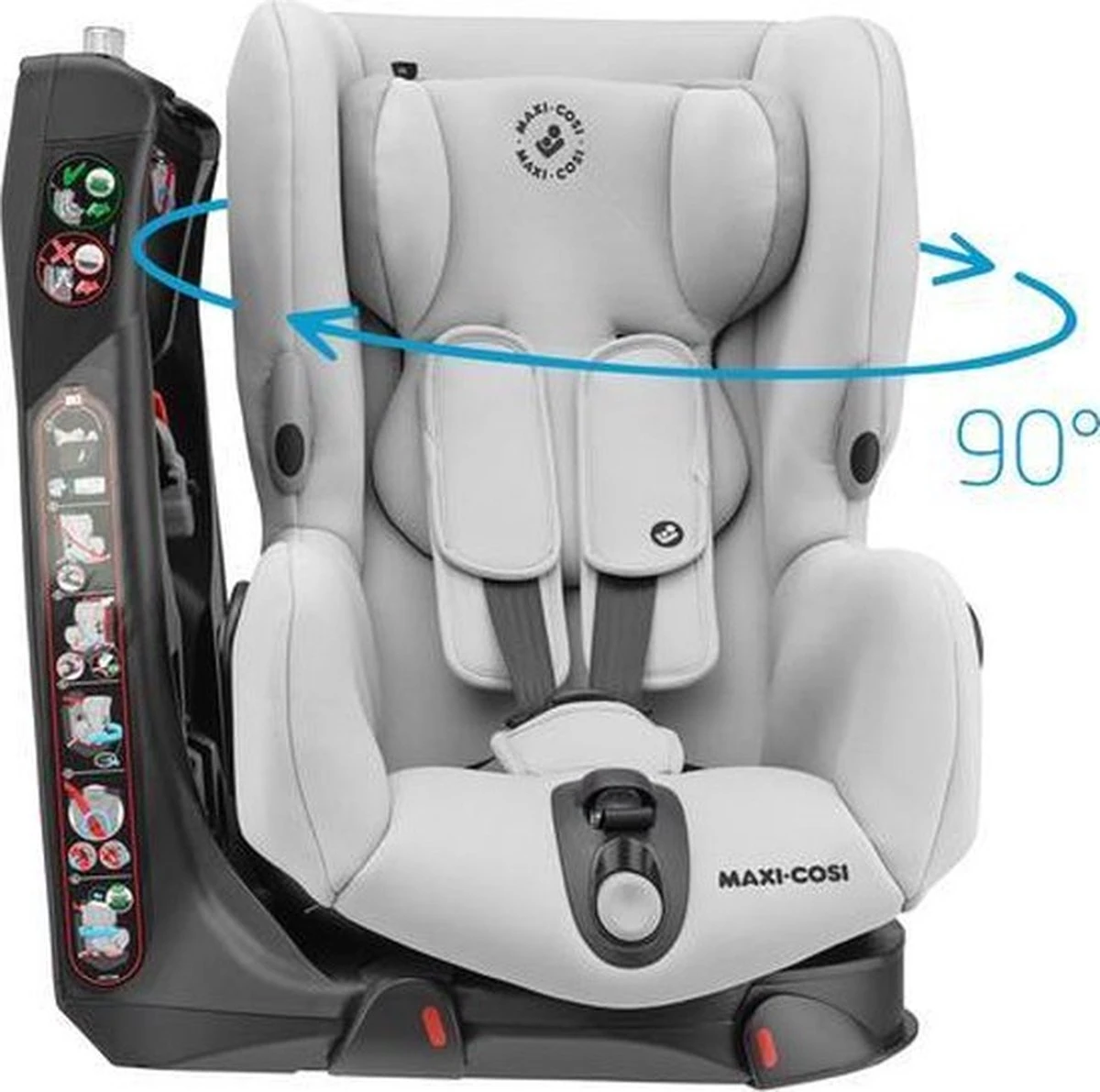 Maxi-Cosi Axiss Autostoeltje - 90° Draaibaar - Authentic Grey 6 Maxi-Cosi Axiss Autostoeltje - 90° Draaibaar - Authentic Grey - Afbeelding 6