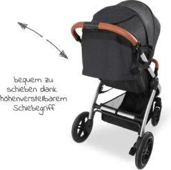 Hauck UpTown Buggy - Met één Hand Opvouwbaar - Zwart -Baby Kinderwagen Serie Winkel 1200x1196 9