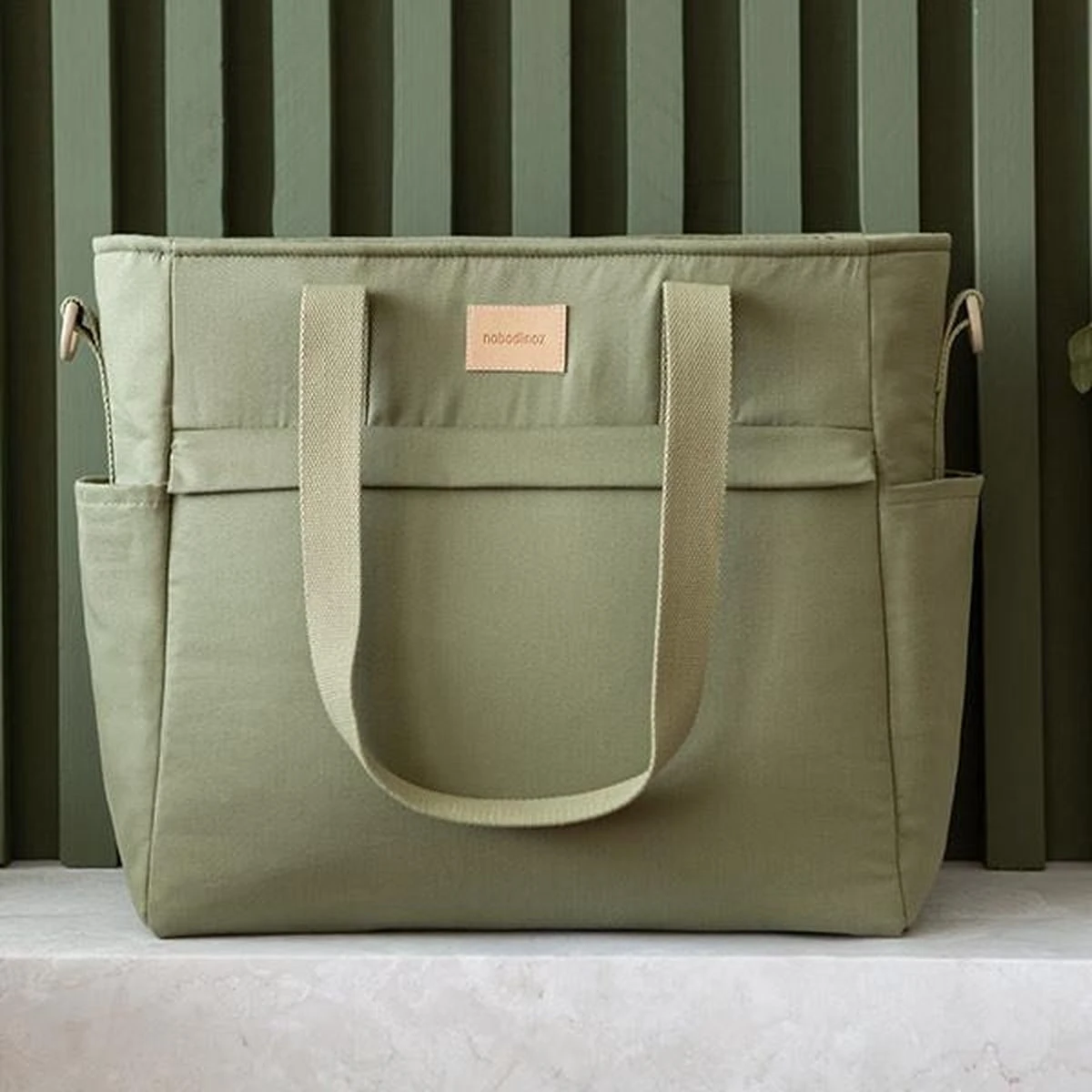 Nobodinoz Baby On The Go Luiertas Olive Green 7 Nobodinoz Baby On The Go Luiertas Olive Green - Afbeelding 7