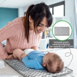 Brisby Slijtvaste Luiertas - Verzorgingstas Groot - Grijs - Inclusief Verschoonmatje - Isoleervakken - Fopspeen Houder - Makkelijk Te Bevestigen Aan De Kinderwagen -Baby Kinderwagen Serie Winkel 1200x1200 135