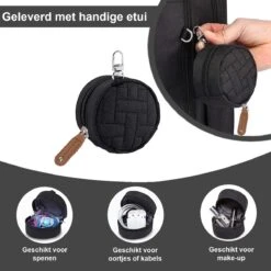 Luiertas Rugzak - Incl. Buggy / Kinderwagen Haken En Verschoningsmat - Complete Set - Zwart Van Zedar -Baby Kinderwagen Serie Winkel 1200x1200 213