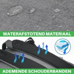 Brisby Slijtvaste Luiertas – Verzorgingstas – Met Buggymontage -Donkergrijs -Baby Kinderwagen Serie Winkel 1200x1200 295