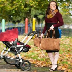 Miss Lulu Luier- En Verzorgingstas – Luiertas Set – Afneembare Draagtas - Duurzaam En Stijlvol – Zwart - Premium Kwaliteit- Grote Capaciteit - Unisex/Jongens/Meisjes (LT6638 BK) -Baby Kinderwagen Serie Winkel 1200x1200 308