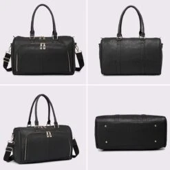 Miss Lulu Luier- En Verzorgingstas – Luiertas Set – Afneembare Draagtas - Duurzaam En Stijlvol – Zwart - Premium Kwaliteit- Grote Capaciteit - Unisex/Jongens/Meisjes (LT6638 BK) -Baby Kinderwagen Serie Winkel 1200x1200 313