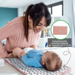 Brisby Slijtvaste Luiertas – Verzorgingstas – Met Buggymontage - Roze -Baby Kinderwagen Serie Winkel 1200x1200 379