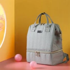 Rose & Ollie Kolftas Rugtas Grijs - Koeltas Moedermelk -Baby Kinderwagen Serie Winkel 1200x1200 422