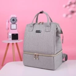 Rose & Ollie Kolftas Rugtas Grijs - Koeltas Moedermelk -Baby Kinderwagen Serie Winkel 1200x1200 423