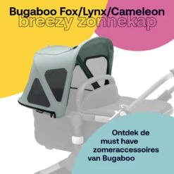 Bugaboo Fox3/Cameleon3 Breezy Zonnekap - Pine Green -Baby Kinderwagen Serie Winkel 1200x1200 666