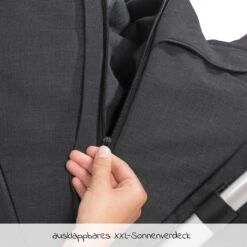 Hauck UpTown Buggy - Met één Hand Opvouwbaar - Zwart -Baby Kinderwagen Serie Winkel 1200x1200 865