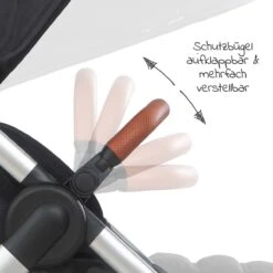 Hauck UpTown Buggy - Met één Hand Opvouwbaar - Zwart -Baby Kinderwagen Serie Winkel 1200x1200 867