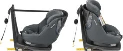Maxi-Cosi AxissFix I-Size Autostoeltje - 360° Draaibaar - Authentic Graphite -Baby Kinderwagen Serie Winkel 1200x507