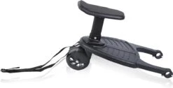 Merkloos Happyment® Universeel Meerijdplankje - Met Zitting - Voor Kinderwagen - Buggyboard - Zwart -Baby Kinderwagen Serie Winkel 1200x613