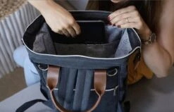 Periwinkle - Luiertassen - Waterproof Baby Verzorgingstas - Baby Rugzak - Luiertas - Verzorgingstas - Linnen - Bordeaux -Baby Kinderwagen Serie Winkel 1200x772 11