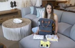 Periwinkle - Luiertassen - Waterproof Baby Verzorgingstas - Baby Rugzak - Luiertas - Verzorgingstas - Linnen - Bordeaux -Baby Kinderwagen Serie Winkel 1200x772 2