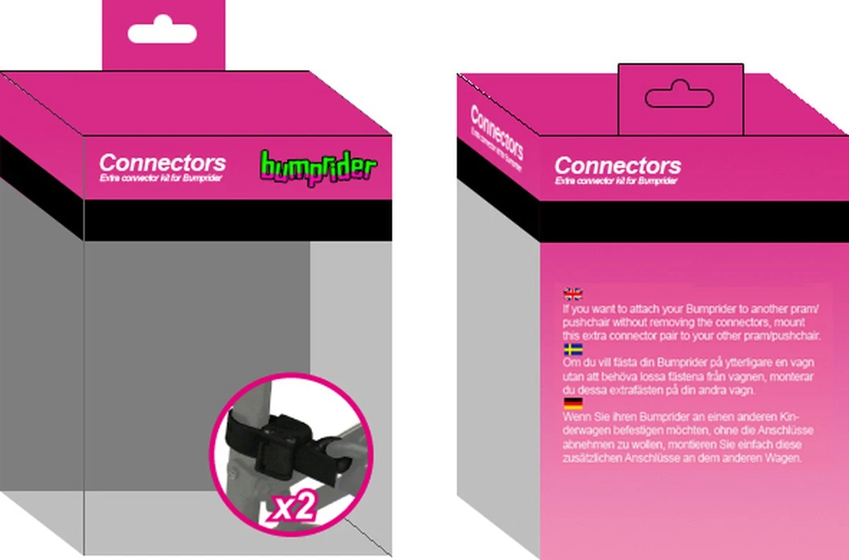 Bump Rider Kit - Connectors Voor Stand-on Board - 2 Stuks 2 Bump Rider Kit - Connectors Voor Stand-on Board - 2 Stuks - Afbeelding 2