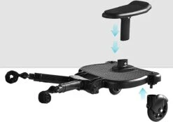 Merkloos Meerijdplankje - Kinderwagen - Buggy - KANT EN KLAAR - Al In Elkaar Gezet! - Met Zitje Voor Uw Kind - Zwart 11 Merkloos Meerijdplankje - Kinderwagen - Buggy - KANT EN KLAAR - Al In Elkaar Gezet! - Met Zitje Voor Uw Kind - Zwart -Baby Kinderwagen Serie Winkel 1200x844 3