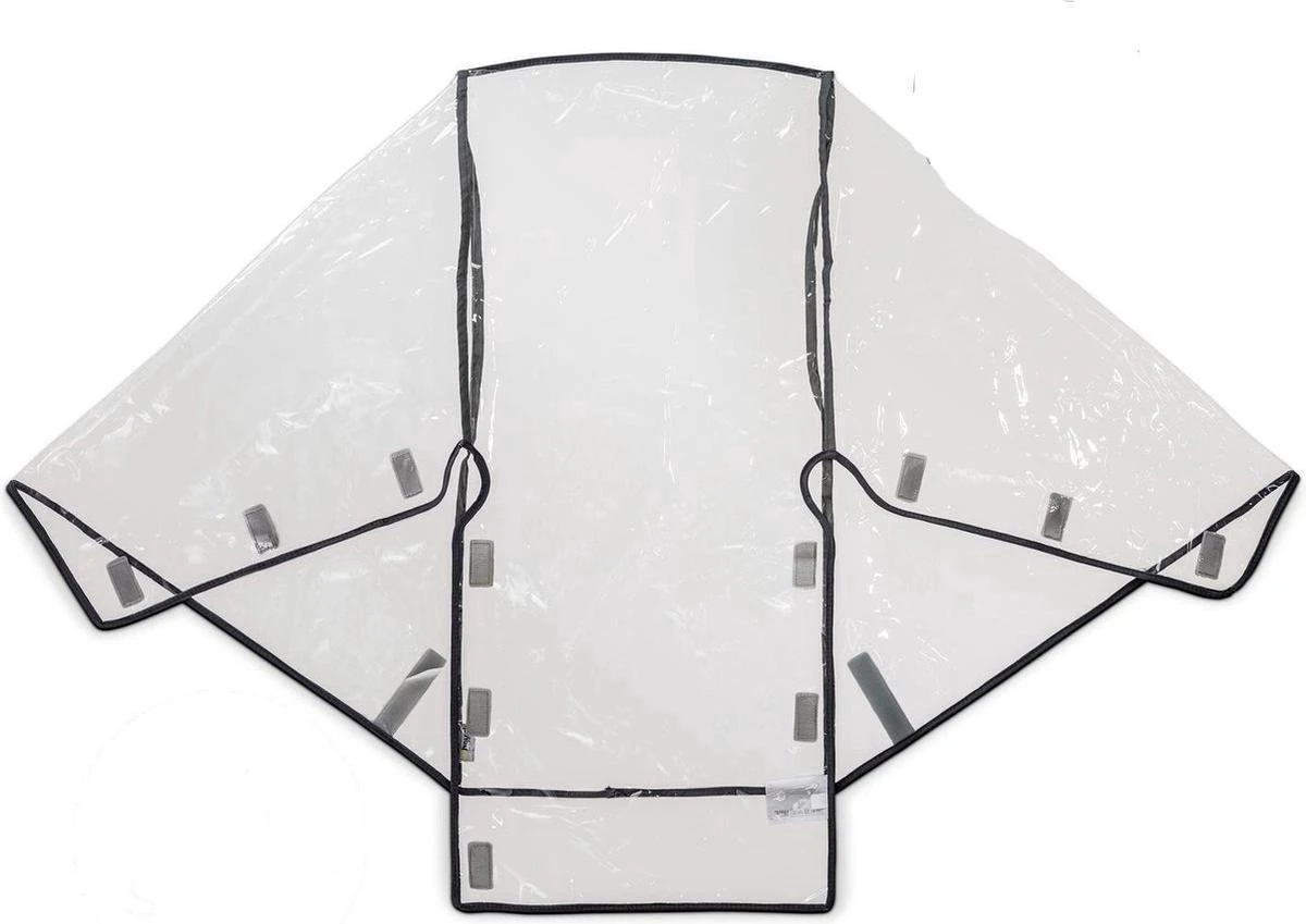 Hauck Regenhoes - Geschikt Voor Buggy's - Transparant, Grijs 1 Hauck Regenhoes - Geschikt Voor Buggy's - Transparant, Grijs