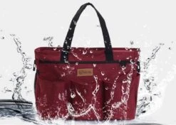 Merkloos Decopatent® Luiertas Schoudertas - Baby Verzorgingstas - Incl Verschoningsmatje & Flessenhouder - Vakken - Jongens/Meisjes - Grijs -Baby Kinderwagen Serie Winkel 1200x856