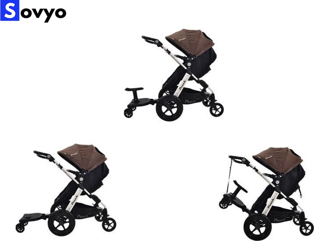 Merkloos Meerijdplankje Universeel Buggy/Kinderwagen - Kinderwagen Accessoire Met Afneembaar Zitje Van Hoogwaardige Kwaliteit - Verstelbaar Meerijdplankje 2 Merkloos Meerijdplankje Universeel Buggy/Kinderwagen - Kinderwagen Accessoire Met Afneembaar Zitje Van Hoogwaardige Kwaliteit - Verstelbaar Meerijdplankje - Afbeelding 2