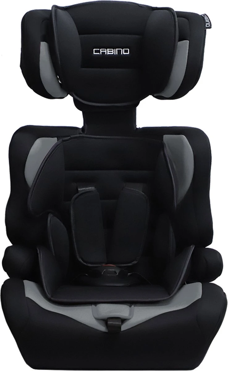 Cabino Autostoel Groep 1/2/3 (9-36kg) - Zwart-Grijs 9 Cabino Autostoel Groep 1/2/3 (9-36kg) - Zwart-Grijs - Afbeelding 9