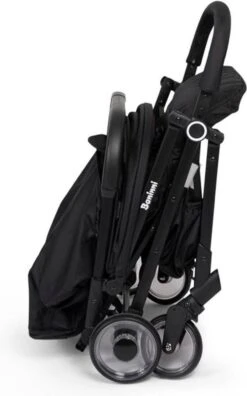 Baninni Automatisch Inklapbare Wandelwagen Vigo Zwart -Baby Kinderwagen Serie Winkel 748x1200