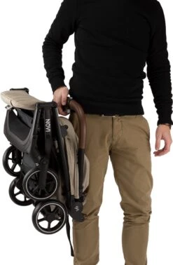 Buggy Novi Baby® Sky Green Melange -Baby Kinderwagen Serie Winkel 784x1200 2