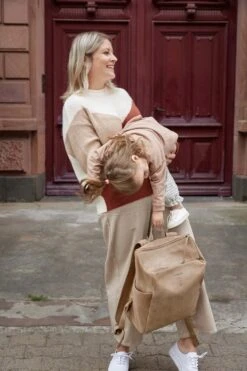 Lässig Luiertas Rugzak TEN - Camel -Baby Kinderwagen Serie Winkel 800x1200 40