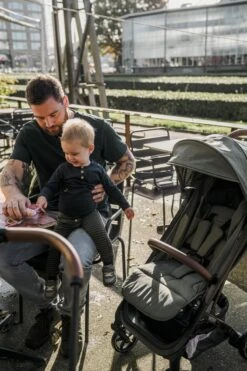 Buggy Novi Baby® Sky Green Melange -Baby Kinderwagen Serie Winkel 800x1200 96