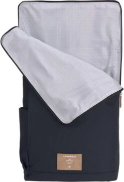 LÄSSIG Luiertas Rolltop Backpack Rugzak Incl Verschoningsmatje - Nacht Blauw -Baby Kinderwagen Serie Winkel 817x1200 2